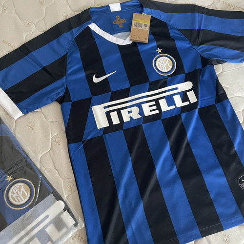 Inter Vintage Nike Jersey new, classic blue-black stripes with Pirelli