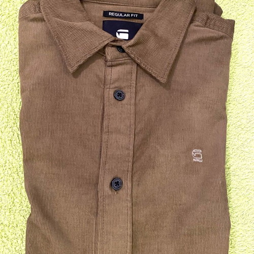 G-Star Raw Clean Regular Shirt Medium like new, brown