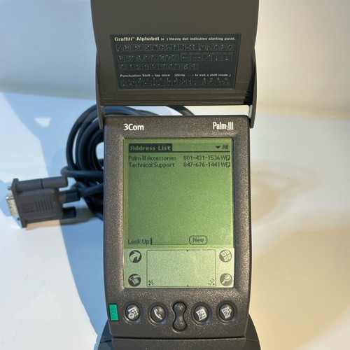 Palm III 3Com used handheld organizer with touchscreen and stylus