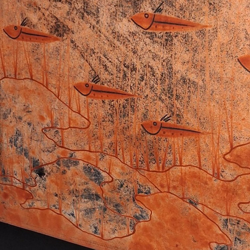 Sea Composition Ceramic Wall Art by Kostas Panaretos like new