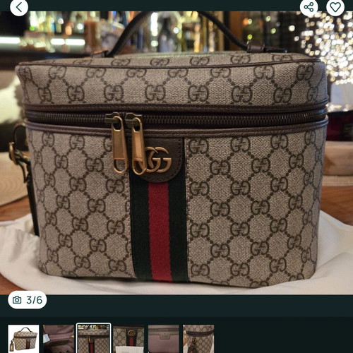 Gucci Vanity Bag New Beige