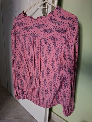 Per Una (Marks & Spencer) Розова флорална блуза Нова No 44