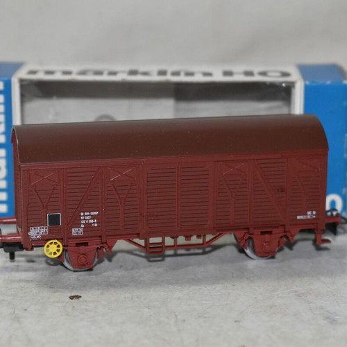 Märklin HO 4406 Closed Freight Wagon like new, 1979, Made in Germany