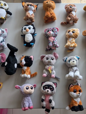 TY Beanie Boos like new, pack of 18 pieces 15 cm