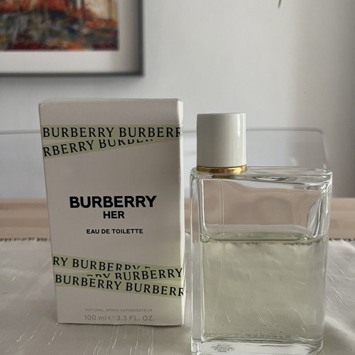 Burberry Her Eau de Toilette 100 ml used, authentic fragrance