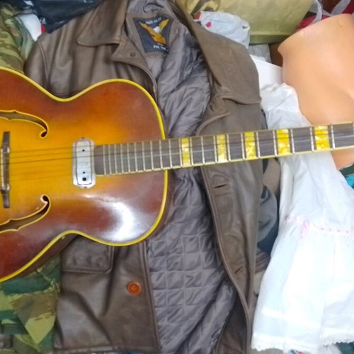Vintage Höfner Hollow Body Archtop Electric Acoustic Guitar used