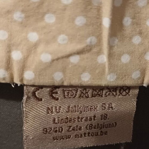 Baby Comforter with Pacifier Clip Nattou Sheep Design like new