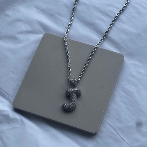 Necklace with letter J new