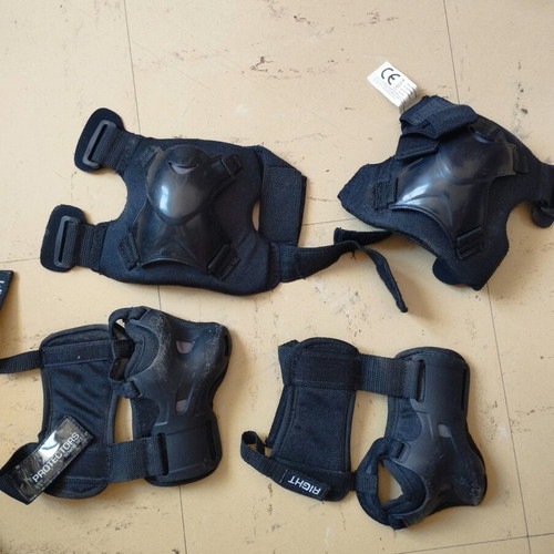 Hard wrist and elbow protectors used