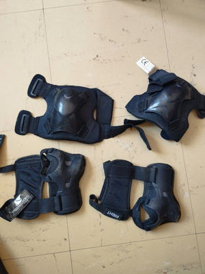 Hard wrist and elbow protectors used