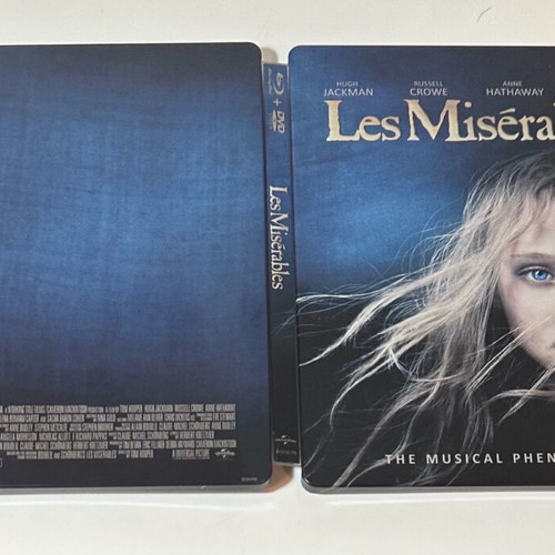 Les Miserables Steelbook used, Blu-ray and DVD Best Buy Exclusive