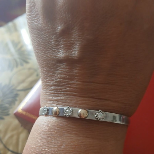 Bracelet silver 925 and gold 585 like new