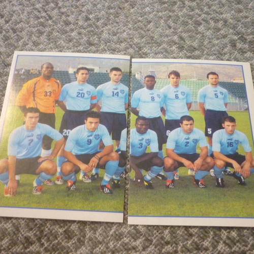 Aigaleo Pegasos Football 2003 stickers new, numbers 178 & 179