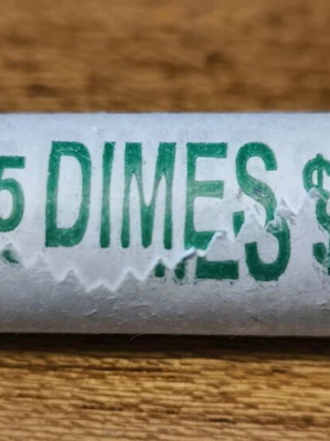 10 Dimes τραπεζικό μασούρι καινούργιο 5$ από Philadelphia 2015