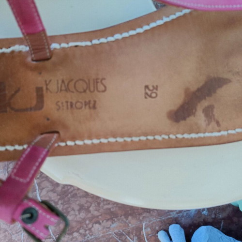 K. JACQUES St. Tropez pink sandals used, size 39