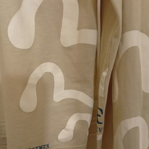 Evisu Evisemen long sleeve T-shirt, beige, size L
