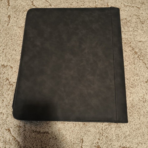 Big Toploader Binder with 288 Pockets, Zipper, Dust Protection
