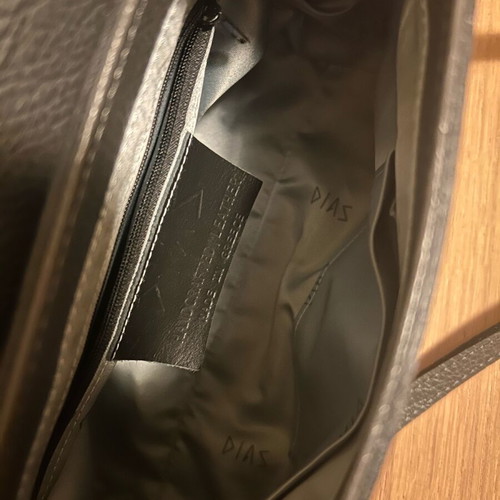 Women's crossbody bag gray genuine leather like new