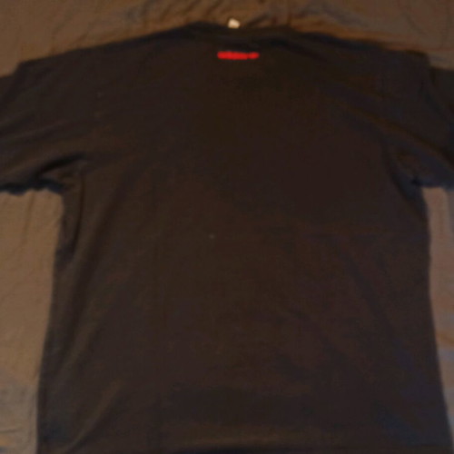 Adidas T-shirt XL used, men's, blue and red