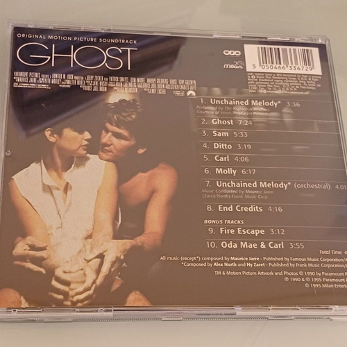 Maurice Jarre Ghost Original Motion Picture Soundtrack CD like new