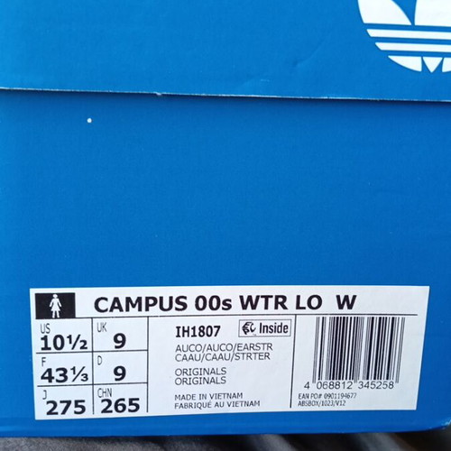 Adidas Campus OOs ETR LO W new in box with receipt