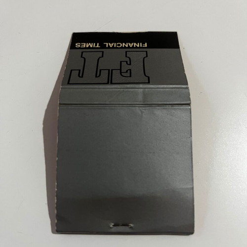 Financial Times vintage matchbox used