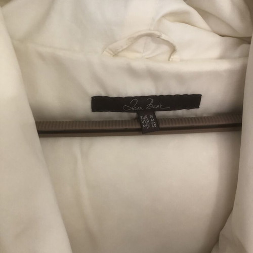 Zara down jacket used, beige, zipper needs repair