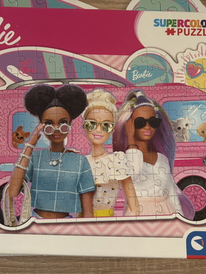 Clementoni Παιδικό Παζλ Super Color Barbie μεταχειρισμένο, λείπει ένα κομμάτι