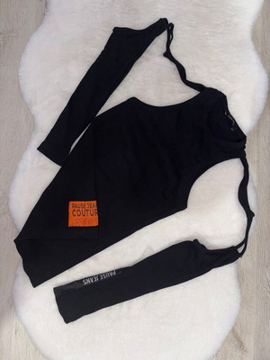 Pause Jeans blouse like new, black, size M