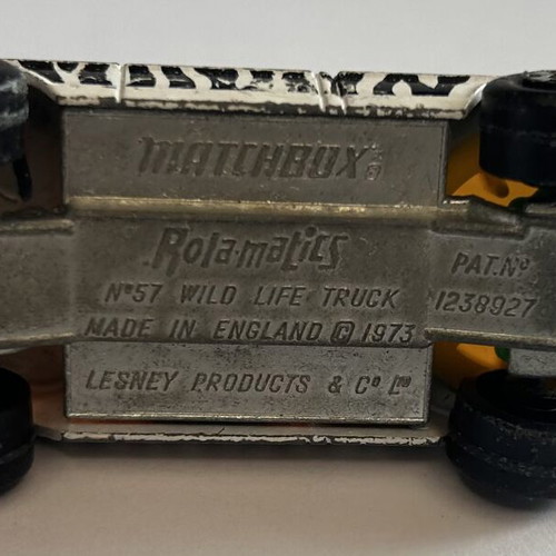 Matchbox 1973 Rolamatics No 57 Wild Life Truck