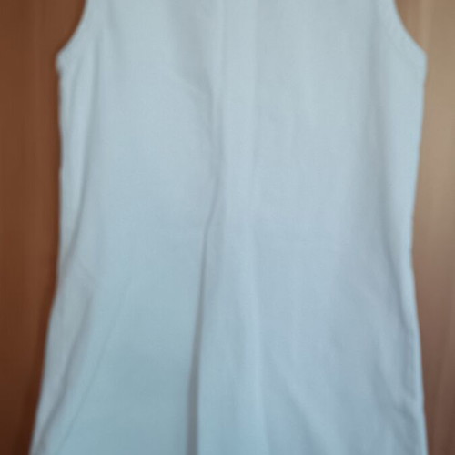 Divided H&M white jean dress small, like new