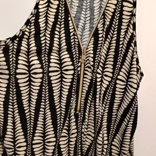 Lascana blouse size M like new, black and beige