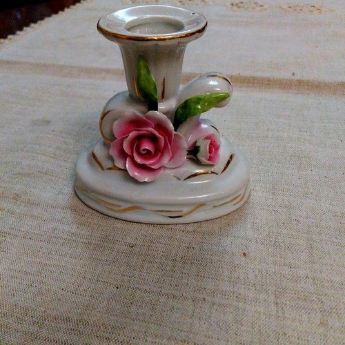 Orben Knabe & Co. porcelain candlestick (Germany) 1910 - 1939