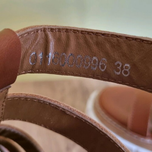 Favela Flatform Sandals No38 Like New Brown Leather