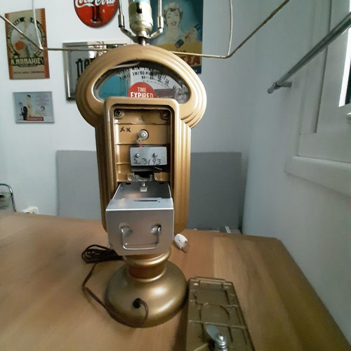 Duncan Miller parking meter lamp used, 1950s vintage