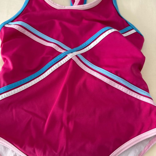 Swimsuit like new, red, size 110 cm for 5 years old