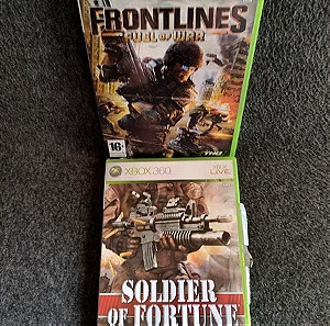 Πακετο - FRONTLINES ''Fuel of War'' +  SOLDIER OF FORTUNE  ''Payback'' / 2 Παιχνιδια (XBOX 360)