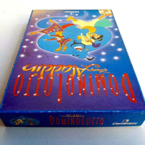 Domino Lotto Disney Aladdin 1992 Clementoni new