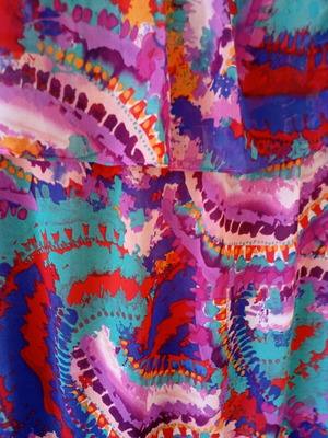 Maxi dress like new with exotic print by Mango