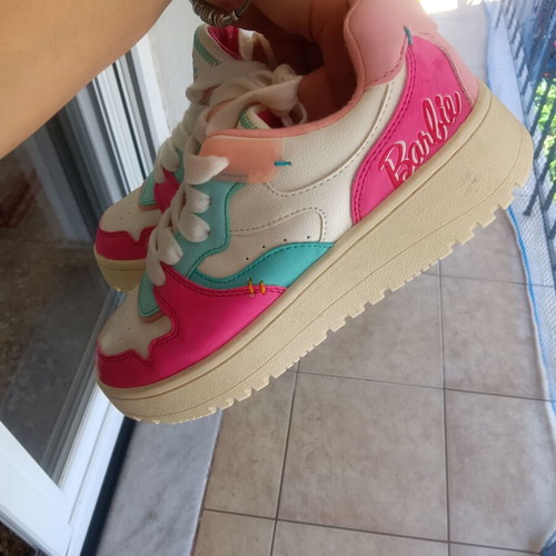 Barbie sneakers size 36 like new for girls