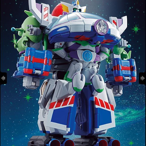 Toy Story Tamashii Nations Bandai Chogattai Buzz the Space Ranger Robo Diecast new