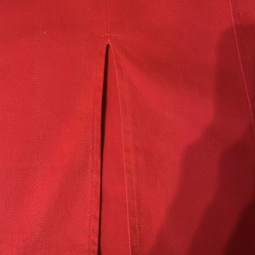 Red Midi Pencil Skirt No 14 like new, atmosphere