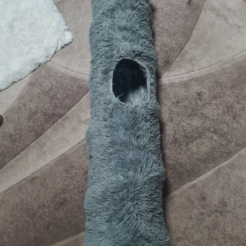 Cat tunnel new, 114 cm long foldable plush