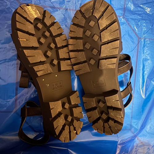 Primark Fisherman sandals black like new, size 41