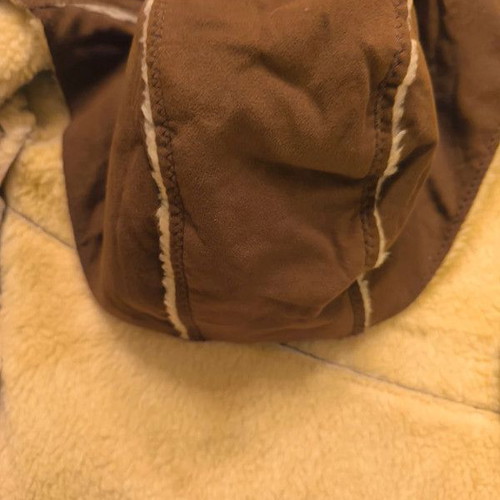 Children's Montgomery coat with sheep fur lining 18-24 months new