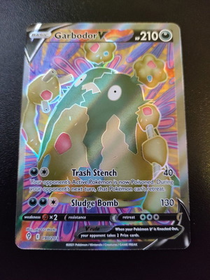 Pokemon Garbodor V 190/203 από τη συλλογή Evolving Skies 2021 καινούργιο
