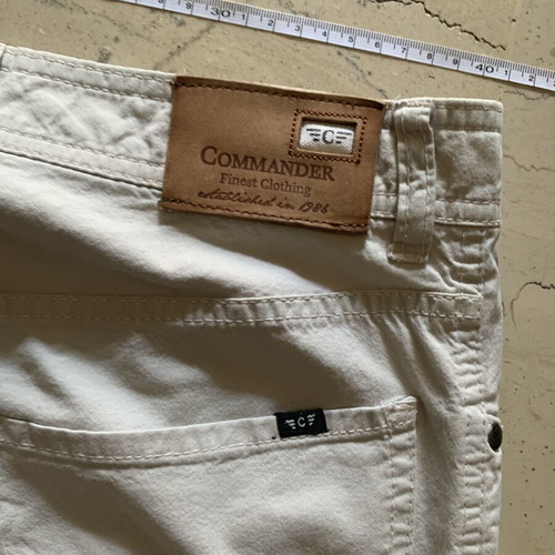 Chino cotton pants like new, beige, size M 38 10