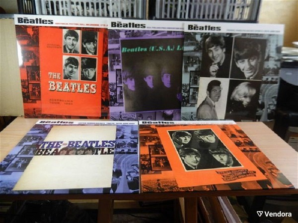  BEATLES ''Home and Away '64-'66'' 5 LP Boxset+ke vivlio 60 sel. kenourio sfragismeno