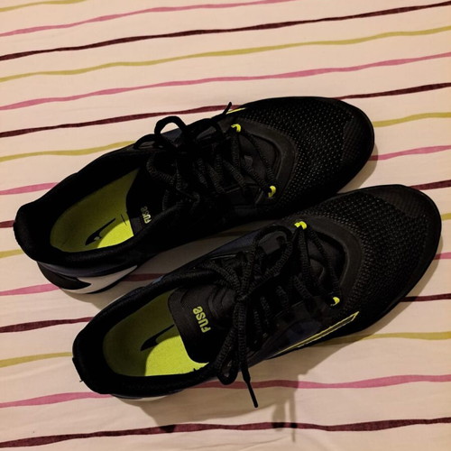 Puma Fuse 2.0 men's black sneakers size 45