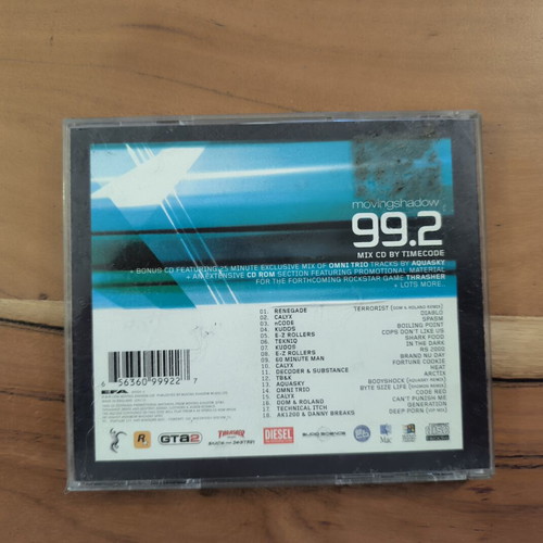 Moving Shadow 99.2 2-CD collection like new, electronic